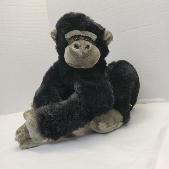 VTG MJC international 1992 Black Gorilla Ape 19 Inches Hanging Stuffed Animal - Picture 9 of 9